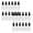 Black*24 Pcs, variant on Small Spray Bottles, Mini Travel Size Plastic Sprayer, Fine Mist Empty Atomizer, Refillable and Reusable Mini Spray Bottle, Portable Spritzer, 1.35 Oz, 12 Pcs