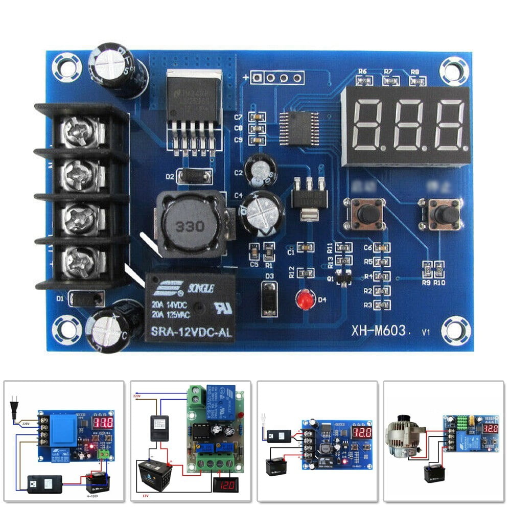 Module De Contrôle Charge/décharge Batterie Lithium XH-M602 - Affichage Digital, Plage 3.7V-120V