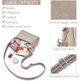 thumbnail image 4 of TEMOGU-Small Crossbody BagS for women Designer Cell Phone Purse Shoulder Handbag Wallet, 4 of 4