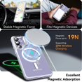 thumbnail image 3 of Funda para teléfono Hensinple Galaxy S25+/S24+ a prueba de golpes con soporte, 3 of 8