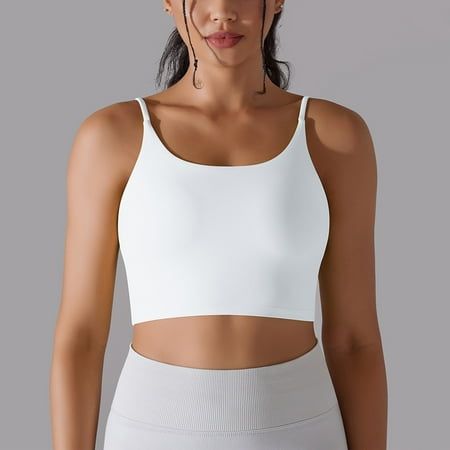 Sleeveless Tops for Women Women s Tank Tops Women Tops Ladies Tops Women s Yoga Tank with Built in Bra Padded Sports Bra  Crop Tank Tops Wireless Fitness Yoga Workout Running