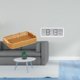 thumbnail image 2 of Cestas de almacenamiento,Cestas de almacenamiento de cocina tejidas con asas hechas a mano,Reloj de pared digital,Reloj de pared digital multifuncional para oficina,Reloj de escritorio de, 2 of 8