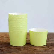 50pcs Solid Color Baking Cupcake Liners - Cake Cups Candy Cups Paper Dessert Cups for Rainbow Party and Birthday Favor DIY