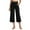 Black, variant on Utoimkio Women's Capris Bootcut Yoga Pants with Pockets for Women Capri Pants for Women Wide Leg Workout Crop Pants