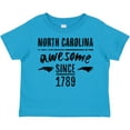 thumbnail image 3 of Inktastic North Carolina Awesome Since 1789 Boys or Girls Toddler T-Shirt, 3 of 5