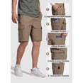 thumbnail image 4 of Pantalones cortos cargo de senderismo FREE SOLDIER para hombre, resistentes al agua, 38 W, 4 of 7