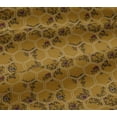 thumbnail image 4 of oneOone Cotton Jersey Gamboge Yellow Fabric Geometric|Leaves & Floral Block Fabric For Sewing Printed Craft Fabric By The Yard 58 Inch Wide, 4 of 4