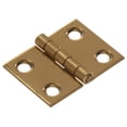 thumbnail image 1 of The Hillman Group 851189 3/4-Inch x 1-Inch Solid Brass Broad Hinge, Bright, Brass Finish, 1 of 3