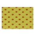 thumbnail image 1 of Basketball Cutting Board, Athletics League Theme Balls on Yellow Backdrop Goal Fun Game Match, Decorative Tempered Glass Cutting and Serving Board, Small Size, Yellow Orange White, by Ambesonne, 1 of 1
