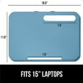 thumbnail image 4 of GORILLA GRIP Laptop Lap Desk, Portable Tablet Stand Fits Laptops up to 15.6", Sky Blue, 4 of 10