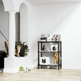 thumbnail image 6 of M MZG 3 Tiers Carbon Steel Storage Shelves, Dimensions: 25.6"W x 11.8"D x 31.5"H, Black, 6 of 6