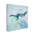 thumbnail image 3 of Stupell Sea Turtle Underwater Bubbles Splash Landscape Painting Gallery Wrapped Canvas Print Wall Art, 3 of 7
