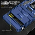 thumbnail image 2 of For Google Pixel 9 Pro XL Case, Shockproof Bumper Case with Sliding Camera Cover, Military-Grade Protection,Navyblue, 2 of 6