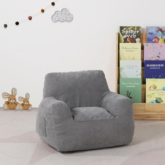 Bean Bag Chair for Kid, Grey