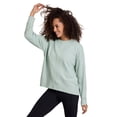thumbnail image 5 of RBX Active Women's Crewneck Buttery Soft Textured Long Sleeve Dolman Top for Yoga, Casual Wear, 5 of 6