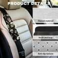 thumbnail image 6 of Yuyamidu Skull Seatbelt Covers for Car Seat Belt Cover Pad 2 PCS Flannel Auto Seat Belt Pad Accessories for SUV Sedan Truck Seatbelt Cushion Thick Car Seat Strap Pads, 6 of 7