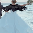 thumbnail image 2 of BELOVING Feather Angel Wing Party Decoration Props Show Scene Layout Cosplay Accessories Black, 2 of 8