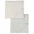 thumbnail image 2 of Grey Star Swaddle Blanket - Set of Two, 2 of 2