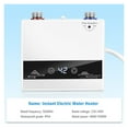 thumbnail image 4 of 4600W Electric Tankless Water Heater Hot Water For Bathroom Thermostati Instant Home Shower Heating Kitchen Faucet ,Compact Design, 4 of 7