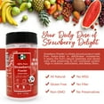 thumbnail image 4 of NPG Freeze Dried Strawberry Juice Powder 7 Ounces, Dehydrated Fresh Pink Strawberries Fruit Powder for Food Flavoring & Coloring, Smoothie, Beverage, Cake, Puree, Boba Tea, Acai Bowls, Vegan Non-GMO, 4 of 7