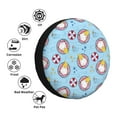 thumbnail image 4 of Susaid Gnome On A Watermelon Mattress In The Pool Print Water Proof Spare Tire Cover Wheel Tire Dust-proof Cover Fit Trailer, RV, SUV and Many Vehicle-17 inch, 4 of 6