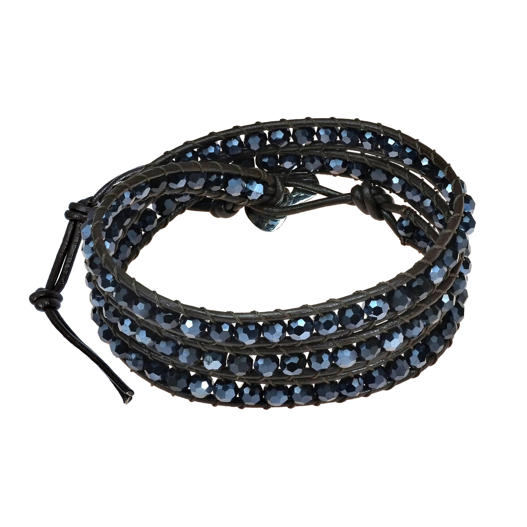 long beaded gemstone necklace wrap bracelet bohemian style seed bead gemstone  charm bracelet mens women's multi wrap anklet hippie chic