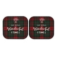 thumbnail image 7 of Haiem Wonderful Time Christmas Car Windshield Sun Shade (2 Pieces) Foldable Windshield Sun Shade Car Accessories for Truck SUV Pickup-Small, 7 of 7