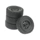 thumbnail image 5 of 4 Uds neumáticos de goma para coche RC duraderos, bricolaje, resistentes al desgaste, piezas de repuesto para vehículos de juguete MN82 78 1/12 RC, 5 of 9