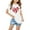 White, variant on Lisbinx Clothes for Girls 10-12 Loose Fit Love Print Tops Crew Neck Short Sleeve Blouse Tops for Children Weekly
