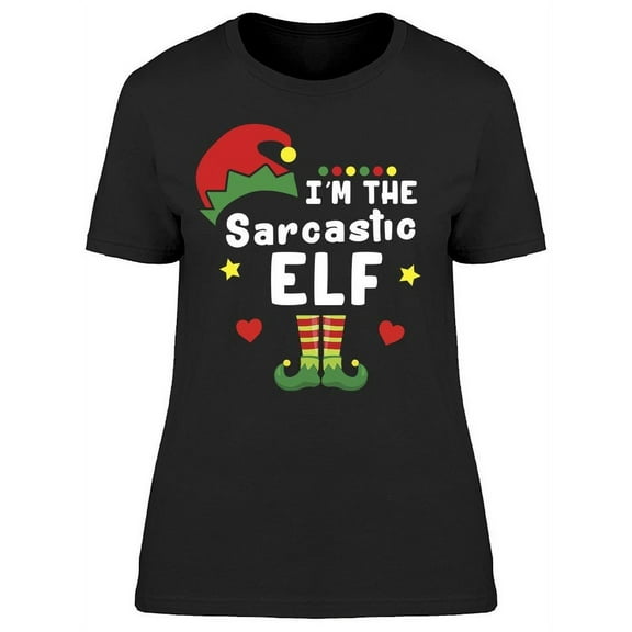 Im The Sarcastic Elf Christmas Women's T-shirt
