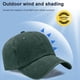 thumbnail image 3 of Gorra de béisbol de verano para mujer, ajustable, con circunferencia de 54 a 60 cm, suave, con visera curva retro, color sólido, 3 of 5