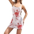 thumbnail image 2 of Lace Nightwear Women Nightdress New Spaghetti Strap Short Night Dress, 2 of 7