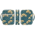 thumbnail image 6 of FOR U DESIGNS Ginkgo Leaves Print Bible Case Lightweight Bible Holder Case with Handle Washable Book Cover Church Bag Bible Protective Tote Bag with Zipper Pocket, 6 of 7