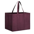 thumbnail image 2 of Sacs d'Épicerie Réutilisables Sacs Pliables Robustes Grand Rangement Sac Fourre-Tout Réutilisable en Tissu Non Tissé avec Poignées 5 Couleurs, 2 of 4