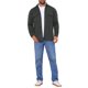 thumbnail image 2 of Chaqueta de trabajo INSPIRE CHIC para hombre, camisa de botón de manga larga, chaqueta de color sólido, L Gris oscuro, 2 of 6