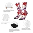 thumbnail image 3 of Yiaed Coral Reef Print Great elasticity Crew Socks Sports socks for Men and Women, 3 of 5