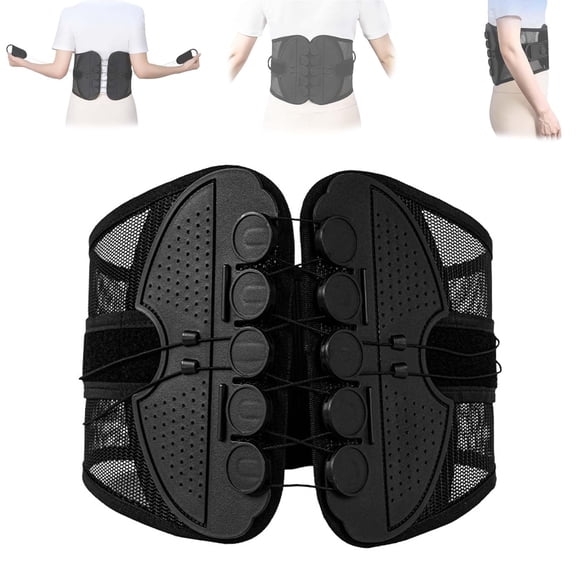 Grdnr Belt - Grdnr Belt Back Support, 2025 New Upgrade Posture Corrector for Men & Women, Comfortable Breathable Fabric, Adjustable Slim Straps, Discreet Under Clothes(1PCS-S (length 34-37 in))