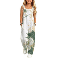 thumbnail image 4 of Coerni Lightweight Harems Jumpsuits for Girls Fashion Boho Floral Printed Rompers Summer Casual Suspender Overalls Beach Vacation, 4 of 4