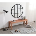 thumbnail image 4 of Elegant Decor 50 inch wooden bench in cherry, 4 of 8