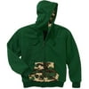 Men's Camo Hooded Jacket with Sherpa Lining