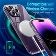 thumbnail image 6 of Crystal Clear Case for iPhone 14 Pro, [Not Yellowing] [Camera Protection] [Military Grade Drop Tested] Shockproof Protective Phone Case Soft Silicone Slim Cover, 6.1 inch, Transparent, 6 of 16