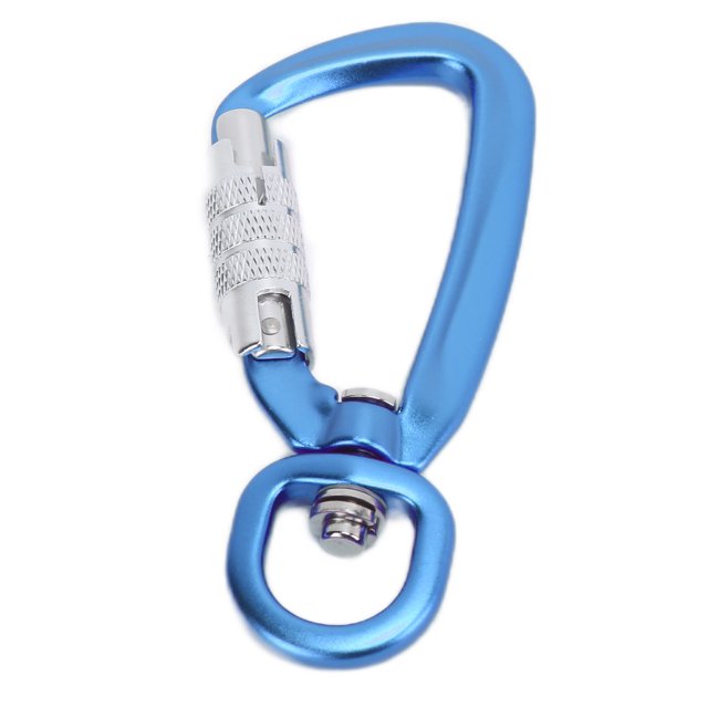 Carabiner Clip Carabiner Heavy Duty Climbing Carabiner Key Ring Carabiner Clip Auto Locking 360 Rotational Hook Accessory For Dog Leash Hammocks Backpacks
