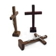 thumbnail image 6 of ZPAQI 10pcs Standing Crucifix Cross Decoration Small Wooden Tabletop Cross Ornament, 6 of 12