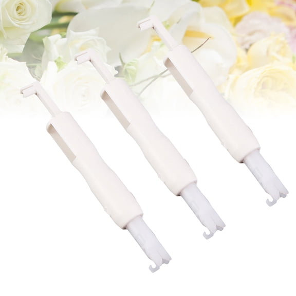 WHAMVOX 3-Piece Automatic Needle Threader Set for Embroidery Machines, Easy Threading Tool for Elderly and Home Sewing