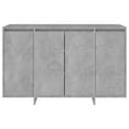 thumbnail image 3 of vidaXL Sideboard Concrete Grey 120x41x75 cm Engineered Wood, 3 of 5