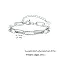 thumbnail image 6 of VNOX Twisted Cable Wire Link Chain Bracelet Designer Brand Inspired Women Jewelry Valentine, 6 of 6