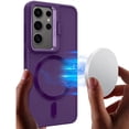 thumbnail image 5 of Luxury Liquid Silicone Lens Metal Stand For Magsafe Magnetic Phone Case For Samsung S24 Ultra S23 Plus Camera Holder Candy Cover, 5 of 5