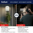 thumbnail image 6 of Solus USA Aston Wall Lighting Fixture with Electric Photocell and Motion Sensor, White, 6 of 7