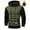 (Top)Army Green, variant on Mens Sweatsuits 2 Piece Outfits - Fleece Lined Long Sleeve Hoodies with Jogger Pants Colorblock Tracksuit Sets
