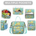 thumbnail image 2 of Insulated Lunch Bag Women, Leakproof Large Lunch Box, Reusable Lunch Cooler Bag with Adjustable Strap, Lunch Tote Bag for Work Women,Lemon Print Lunch Tote Bags Gifts for Woman, Mom, 2 of 6